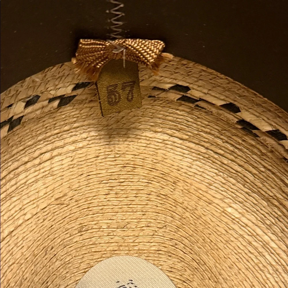 Hampui Hats Wide Brim Straw Hat - Tan - Picture 4 of 7
